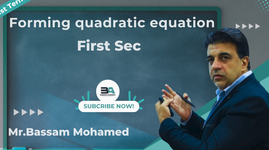 lesson 4: forming the quadratic equation